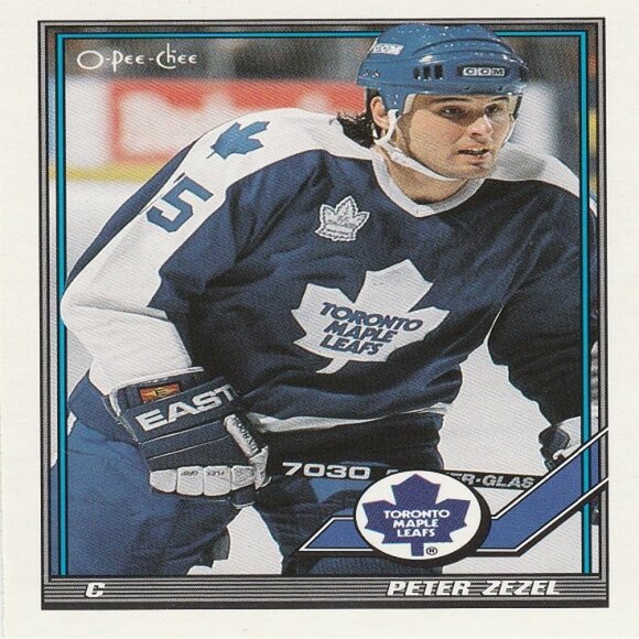 Peter Zezel Toronto Maple Leafs Hockey Card Collection - 4 Card Set - Picture 4 of 5
